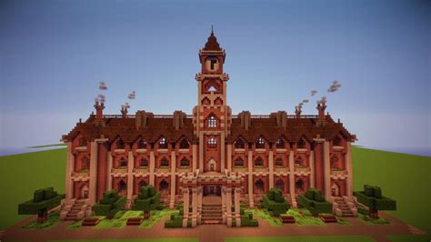 Minecraft Town Hall Schematic