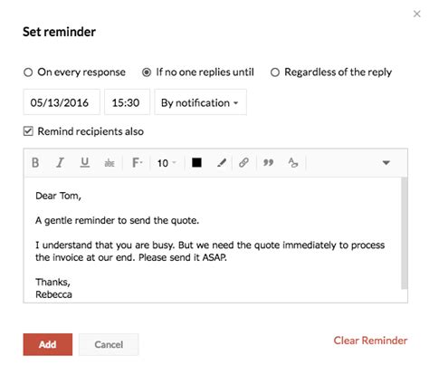 The next step is to send a contact customer reminding them about your meeting and then requesting them to share their rfq (request for quotation) 10 tips for writing effective business emails | how to write a professional email? Gentle Reminder Email | Apparel Dream Inc