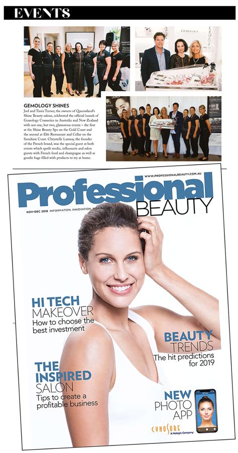 Gemology Launch Professional Beauty Magazine
