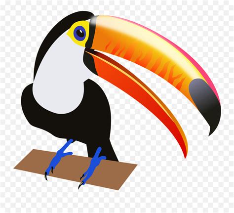 Bird Exotic Print Toucan Tropical Toucan Clip Art Emojiwedding