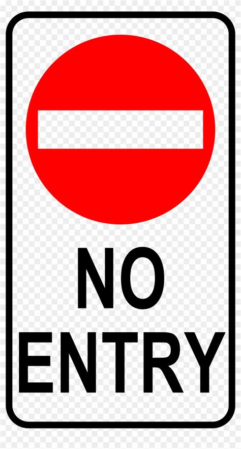 This Free Icons Png Design Of Sign No Entry Transparent Png