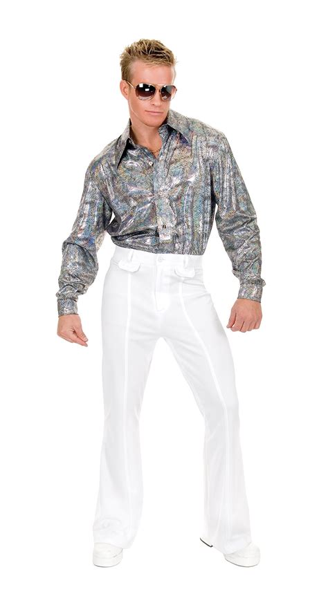 Charades Mens Disco Pants Disco Shirt Disco Pants Disco Costume