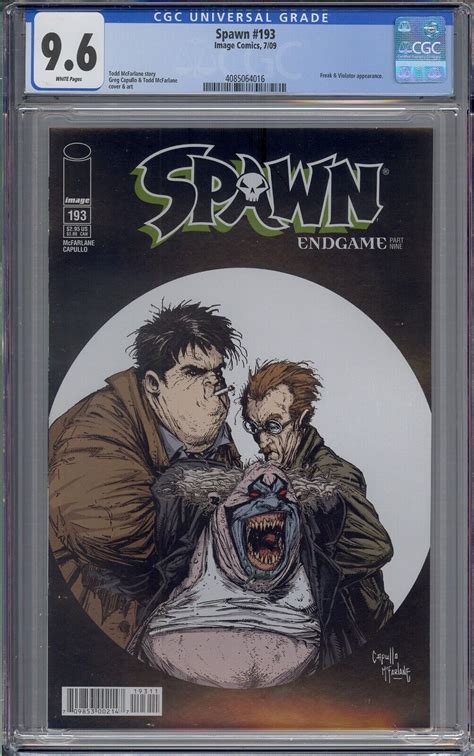 Spawn 193 Cgc 96 Freak Violator Greg Capullo Todd Mcfarlane Cover And