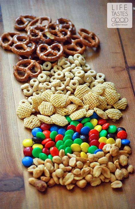 Easy Sweet And Salty Snack Mix With Mandm S Life Tastes Good