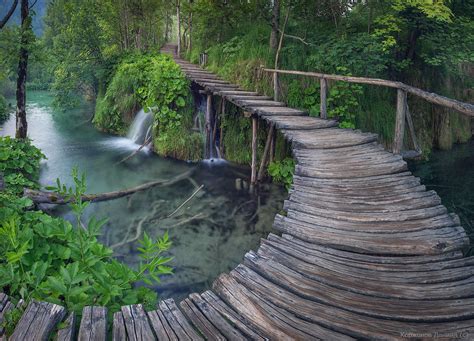 Hd Wallpapers Beautiful Wooden Bridge In The Forest