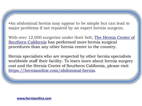 3 Things You Need To Know About Abdominal Hernia Surgery