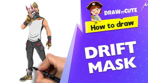 How To Draw Drift With Mask Fortnite Season 5 Tutorial