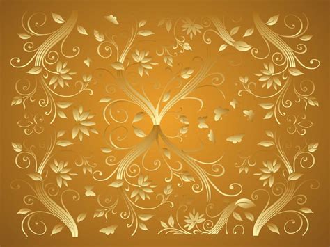 Download Wallpaper Gold Flowers Download Kumpulan Wallpaper Cute Hd