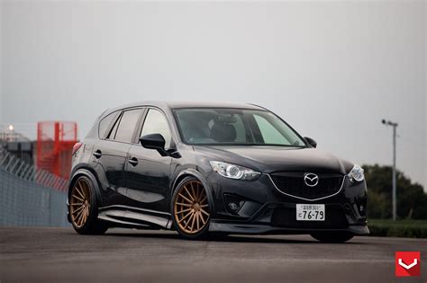 Mazda Cx 5 Tuned With Vossen Wheels And Air Suspension Autoevolution