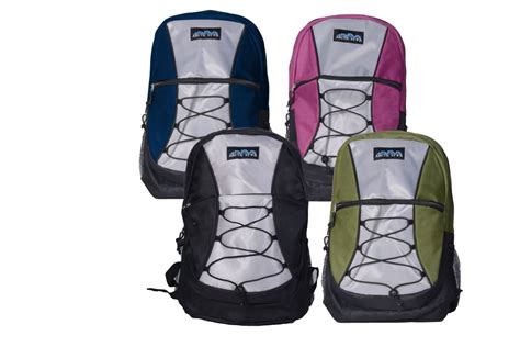 Wholesale 166 Bungee Backpacks 6 Colors Dollardays