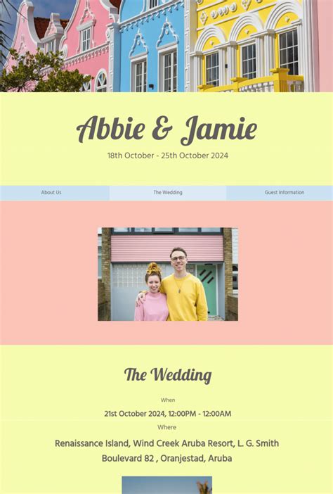 Bespoke Wedding Website Builder Gettingmarried