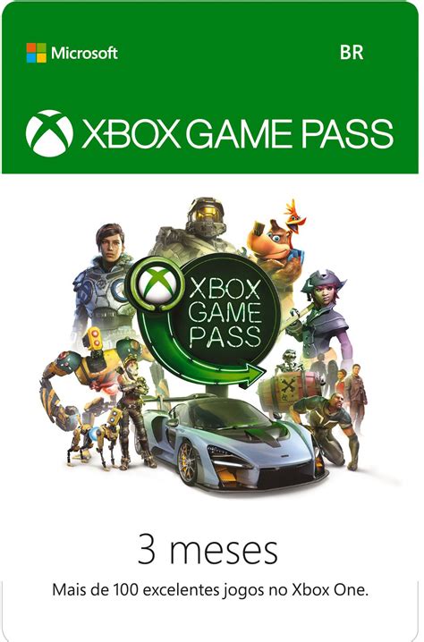 Xbox Game Pass Assinatura 3 Meses Produto Oficial Mibr Games
