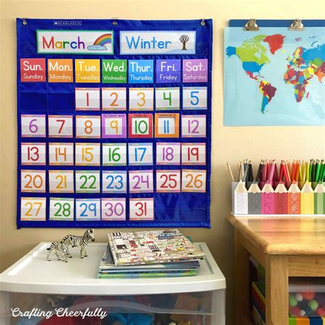 Teacher Created Resources Hanging 14 Pocket Chart チープ