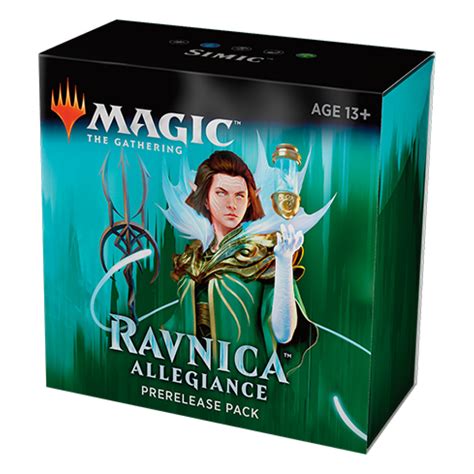 Kit Pre Release Ravnica Allegiance Simic Esp Bazaar Of Baghdad