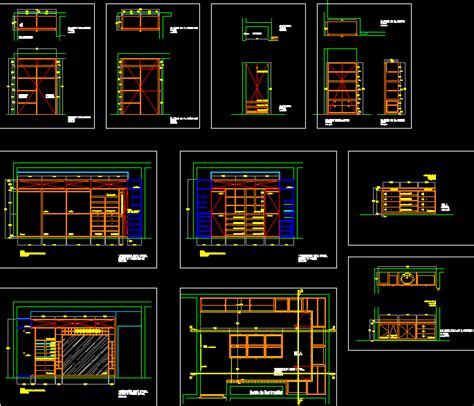 Dwg file of a variety of kitchen furniture in autocad. 17+ Kitchen Cabinet Cad Drawings Images - Follow-City.com