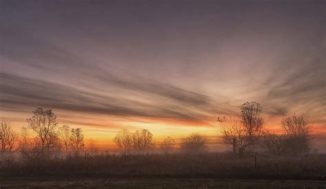 Foggy Morning Sunrise Photograph By Kathy Duncan Fine Art America