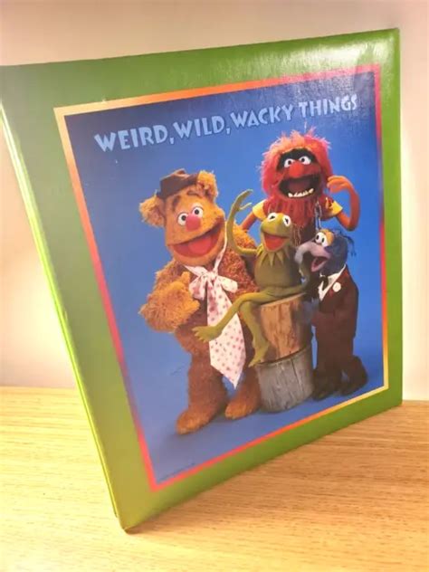Vintage Muppet Show Co 1981 Hardcover Book Photoscrap Book Jim Henson