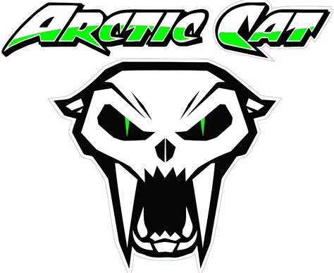 The dynamic, edgy black cat is an excellent representation of the company's core values. Arctic cat Logos