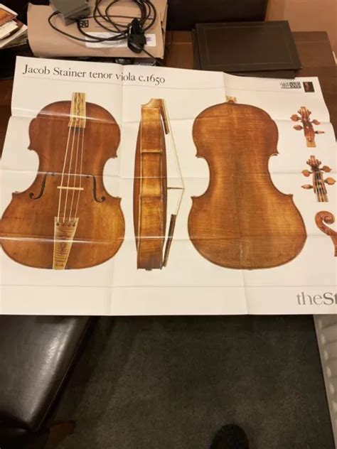 The Strad Magazine Poster Jacob Stainer Tenor Viola C1650 £999