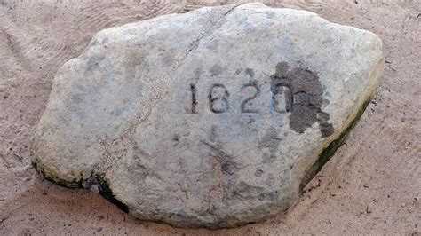 Plymouth Rock Mayflower Monument Covered In Graffiti BBC News