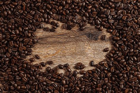 Coffee Beans Background with Place for Text Free Stock Photo | picjumbo