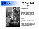 paul klee biography for kids | takkara