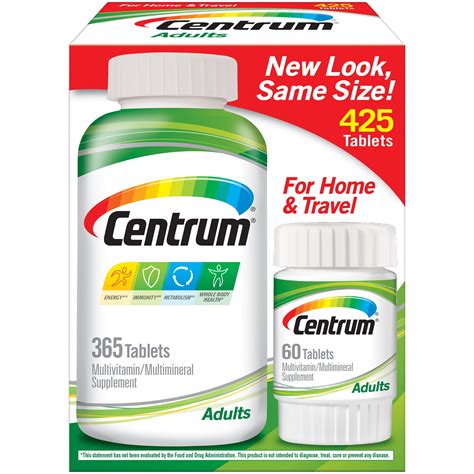 Buy Centrum Adult Multivitamins Multivitaminmultimineral Supplement