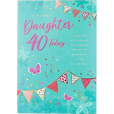 Amazon Com Regal Publishing Modern Milestone Age Birthday Card Th Daughter X Inches