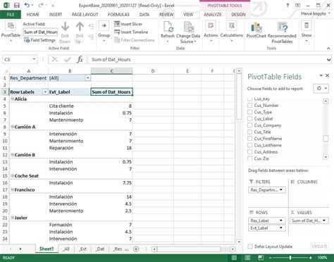 Elabore Informes Excel