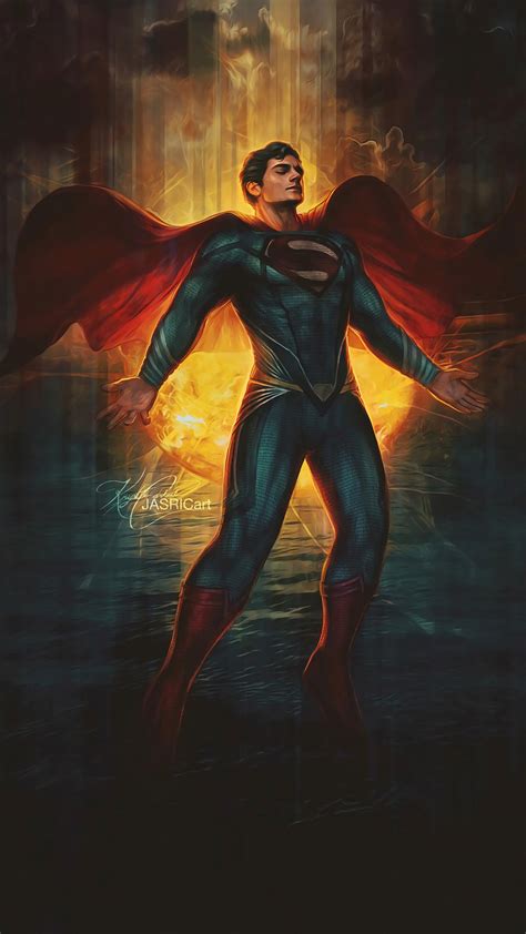 1080x1920 Superman Man Of Steel Superheroes Artist Artwork Digital