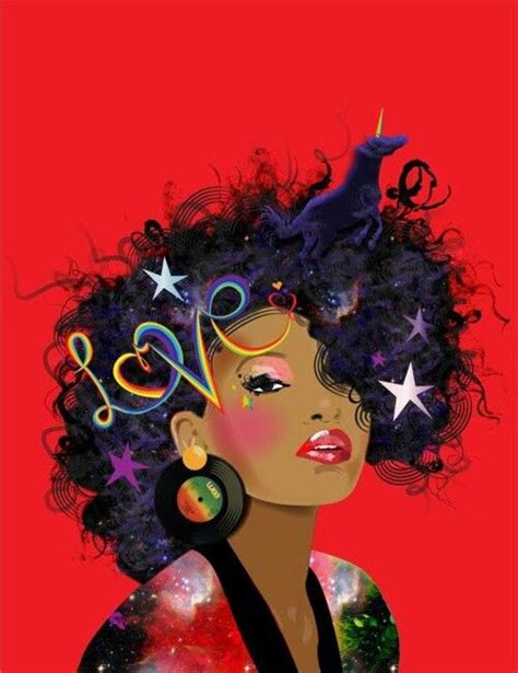 Pin By Terrika Webb On Art Natural Hair Art Hair Art Black Art