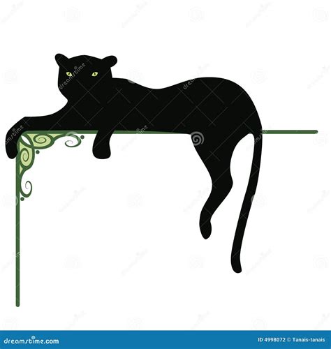 Pantera Ilustración Del Vector Ilustración De Animal 4998072