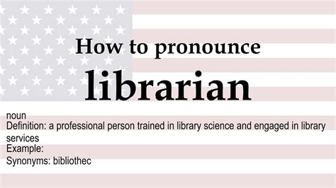 How To Pronounce Librarian Meaning Youtube