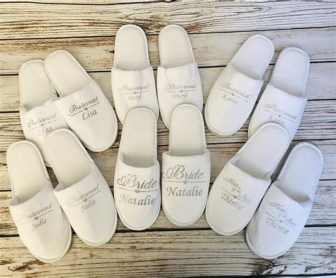 Excited To Share The Latest Addition To My Etsy Shop Personalised Bridal Party Slippers D