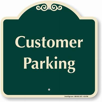 Parking Lot Clipart Garage Customer Signs Transparent