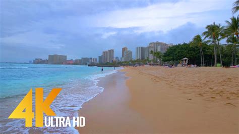 4k4k Hdr Virtual Tourcityscapes Waikiki Beach Oahu