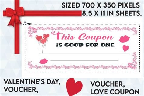 Valentine S Day Voucher Love Coupon Graphic By B Txo ⭐⭐⭐⭐⭐ 9897 · Creative Fabrica