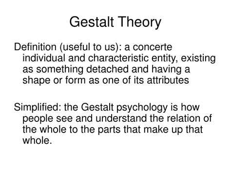 Definition Of Gestalt Theory Definition Ghw