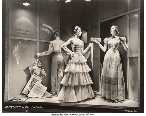 Vintage Photos Of Fashion Window Displays Of The 1940s And 1950s The