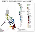 Greater Central Philippine Languages Map : Philippines