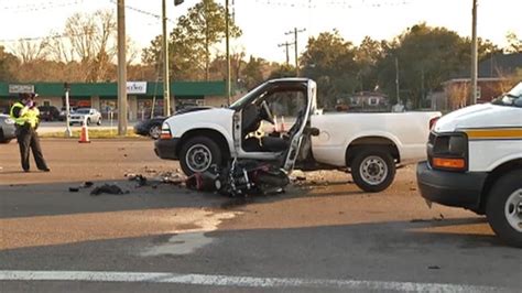 2 Killed When Motorcyclist Hits Pickup Truck