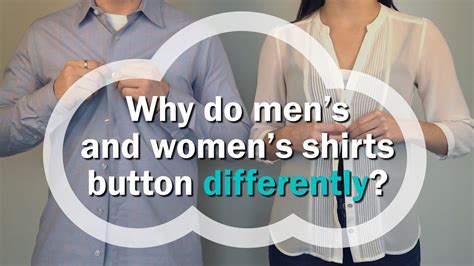 Why Do Mens And Womens Shirts Button Differently Youtube