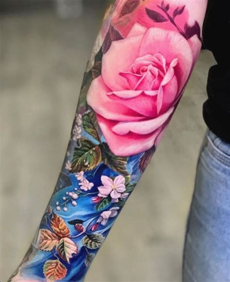 Tattoo Rose Realistic Art Designs Darkartistries