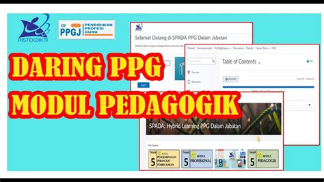 Daring Modul Pedagogik Ppg Dalam Jabatan Daring Ppglms Ppg Dalam