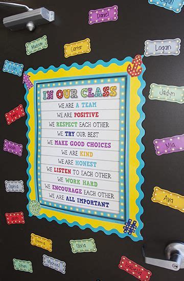 Marquee In Our Class Chart Summer Bulletin Boards For Daycare