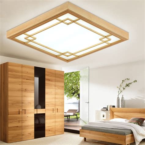 There are a lot of things to do besides rest that you almost always overlook when it comes to setting up your room. Japanese Tatami Wood led Ceiling Lamp Simple Bedroom Lamps ...
