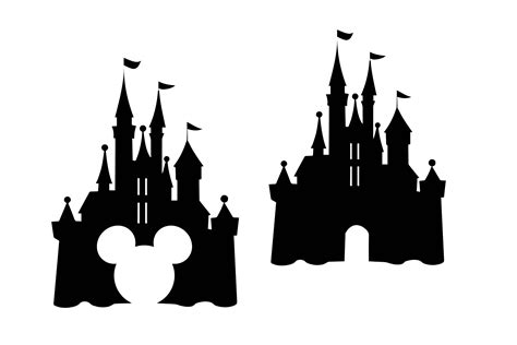 Disney Castle Silhouette Png Free Logo Image