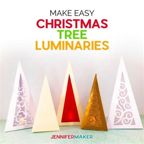 Christmas Luminaries 3d Tree Svg Design Jennifer Maker