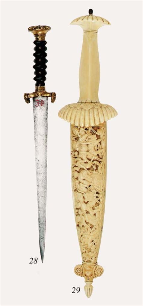 A Decorative Holbein Dagger In Swiss 16th Century Style 19th