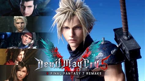 Devil May Cry 5 X Final Fantasy 7 Remake Mods THE MOVIE FULL STORY